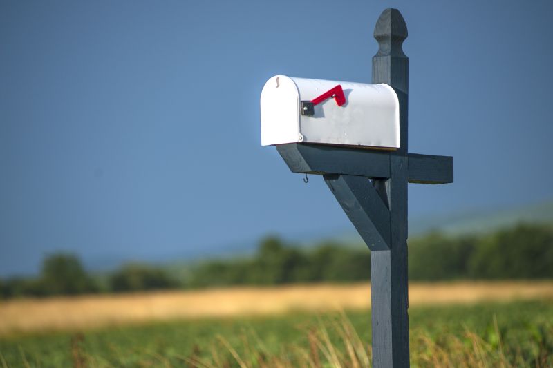 Stone Mailbox Installation in Spring